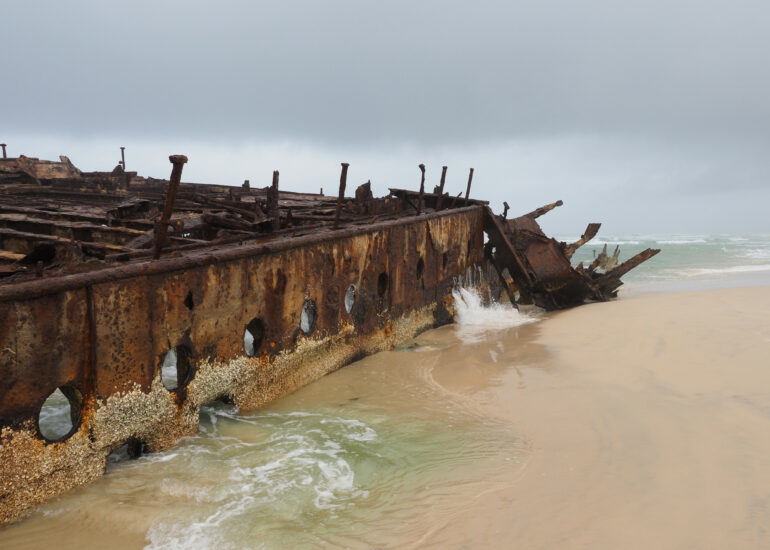 Maheno-Schiffswrack auf Fraser Island