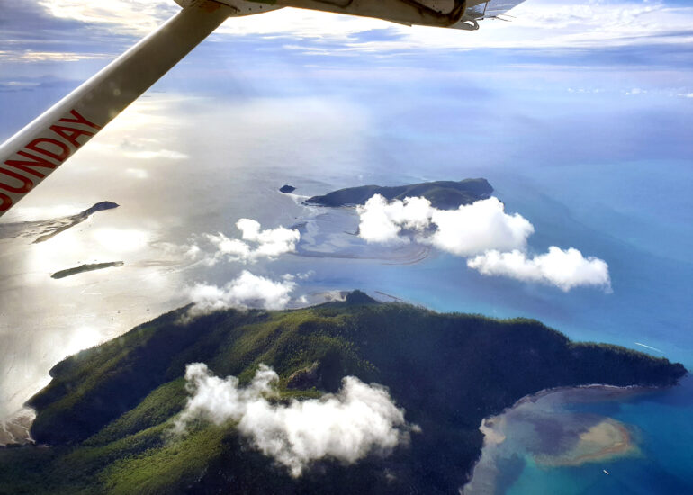 Rundflug über Whitsunday Islands