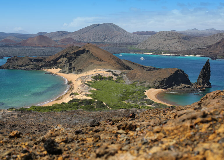 Insel Bartolome von oben