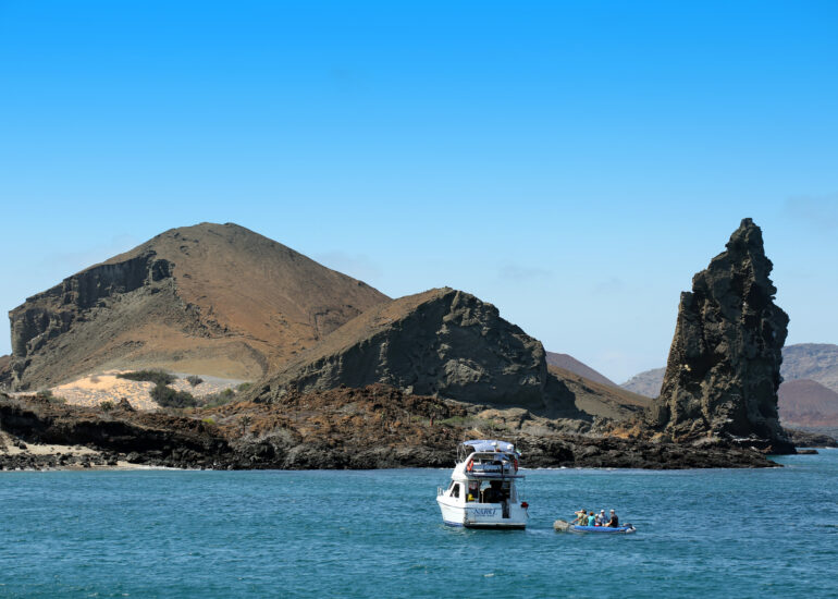Ankerplatz vor der Insel Bartolome
