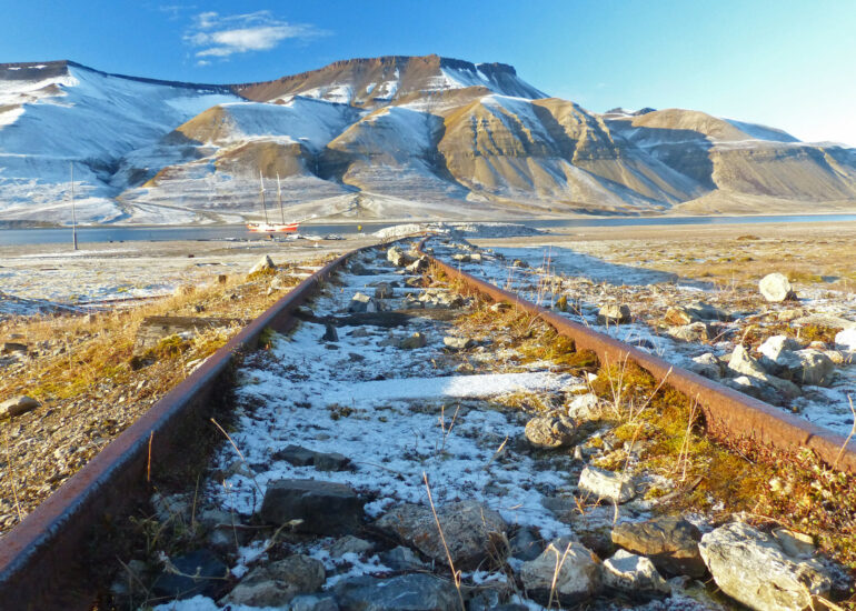 Gleise einer alten Kohlegruben-Bahn