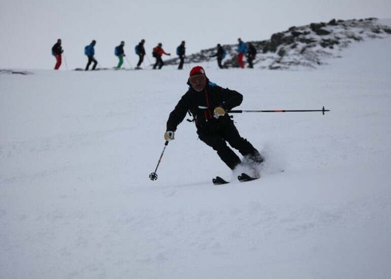 Skiabfahrt