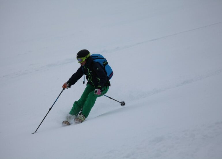 Skiabfahrt