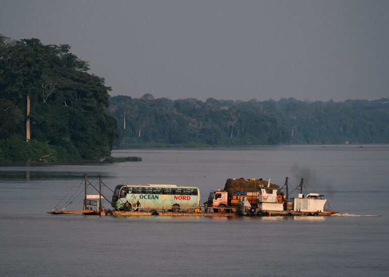 Auf dem Kongo Fluss
